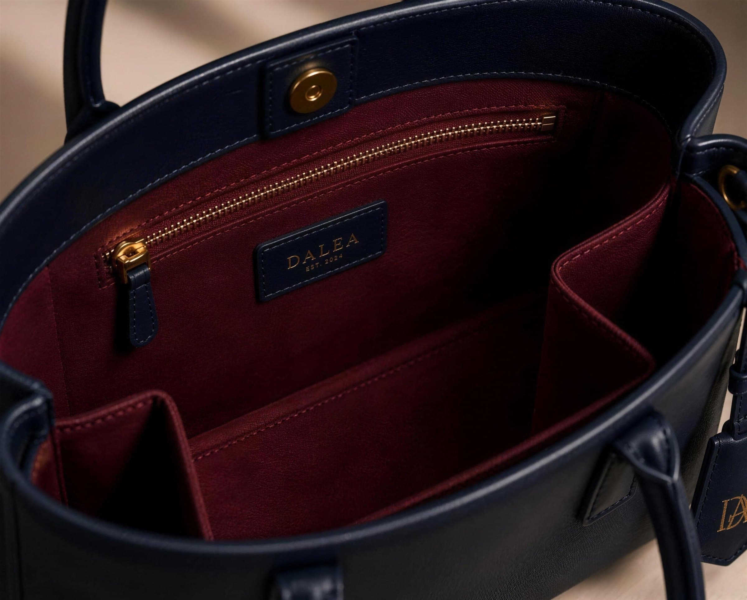 Bordeaux suede interior